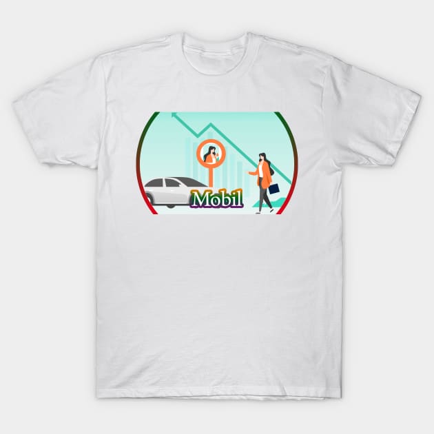 mobil - Kakean Kerjo T-Shirt by KakeanKerjoOffisial